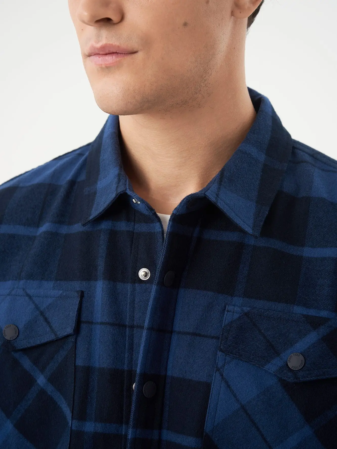изображение мужская фланелевая  рубашка