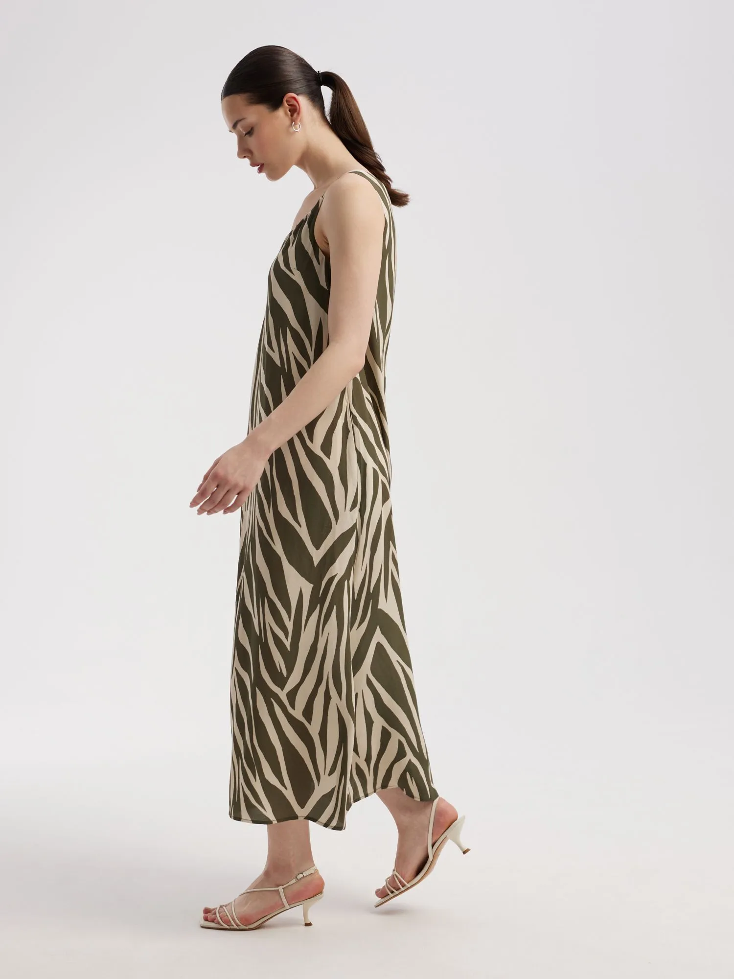 Платье макси из 100% вискозы