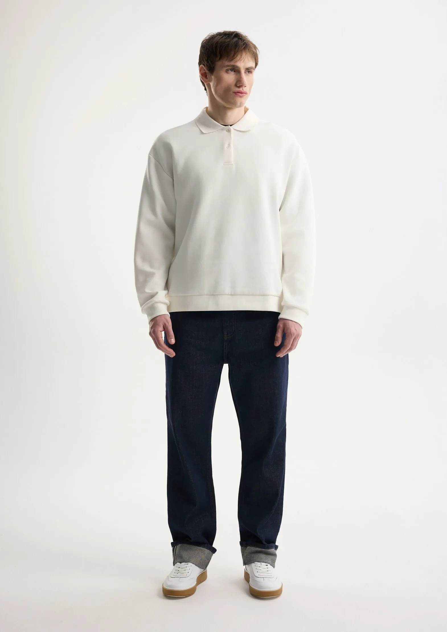 Джемпер-поло с хлопком 