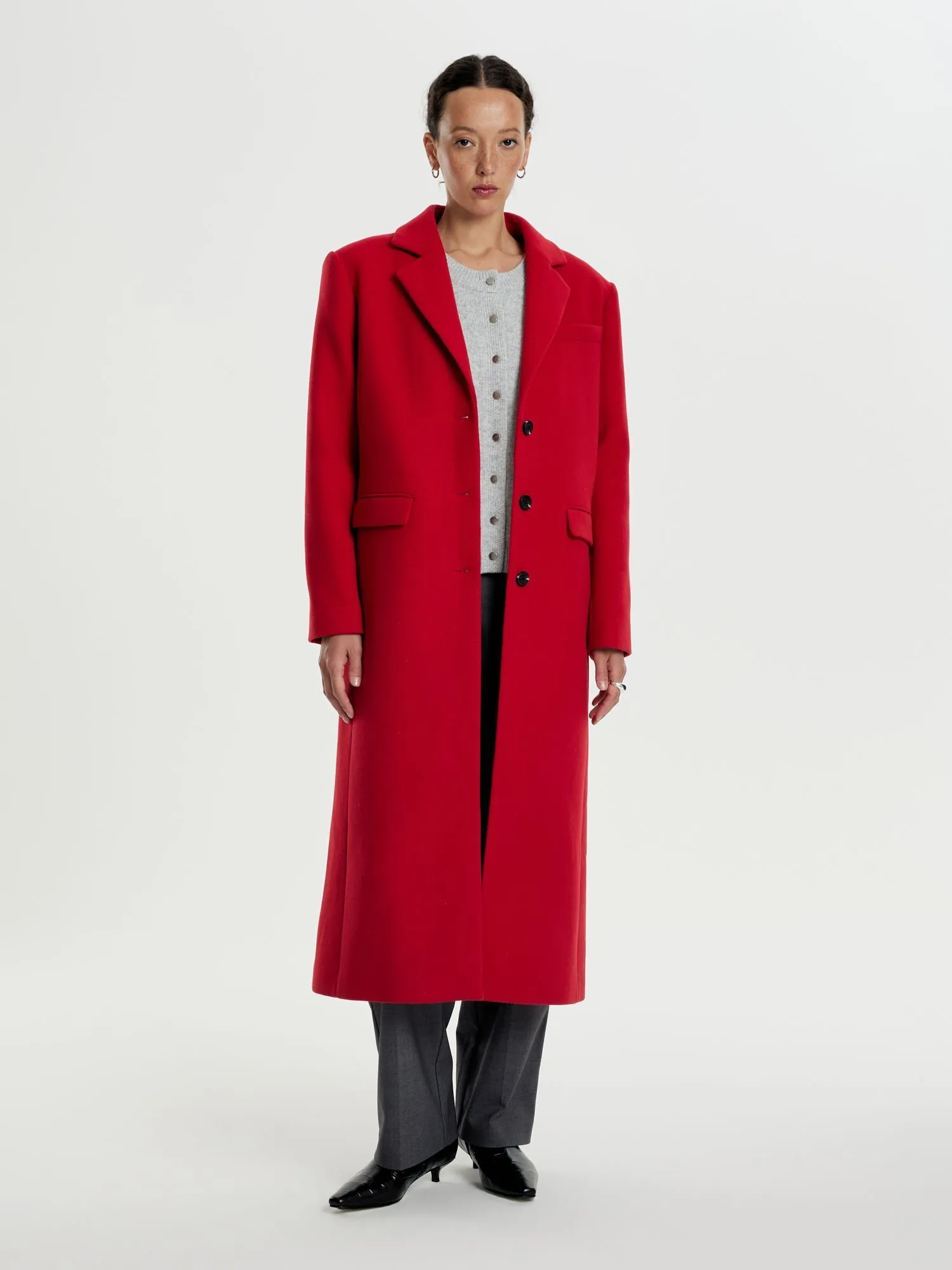 Пальто с добавлением шерсти