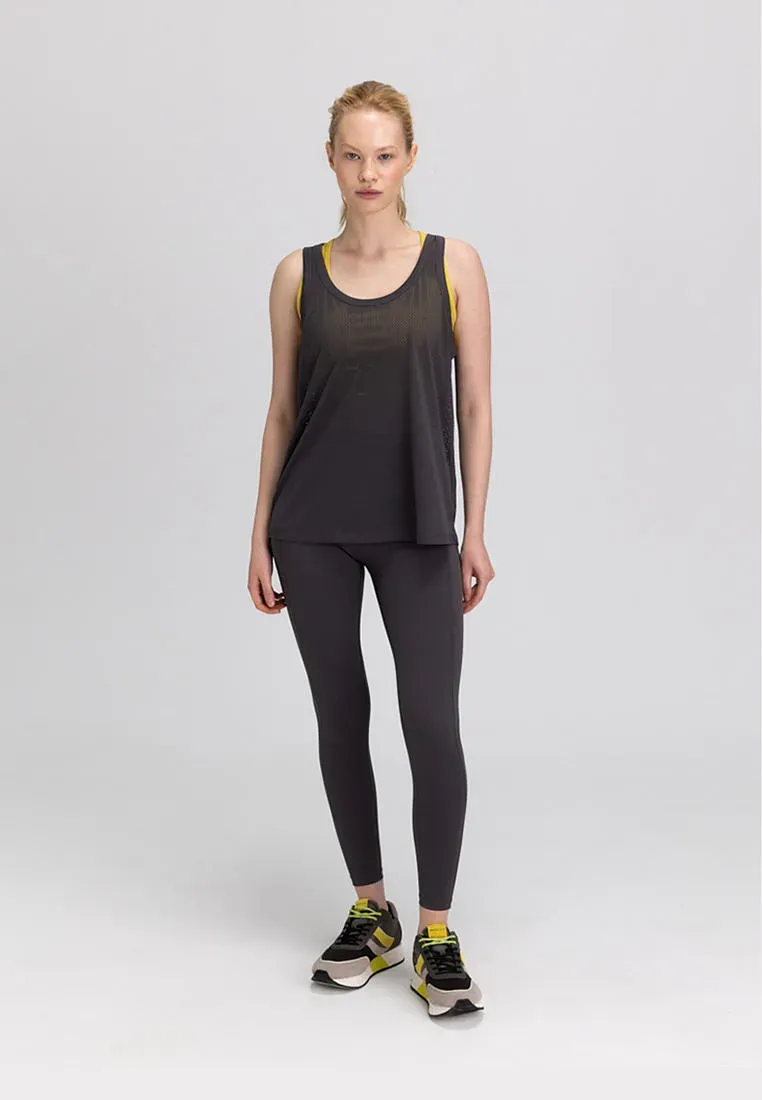 Майка из сетчатой ткани Fitness