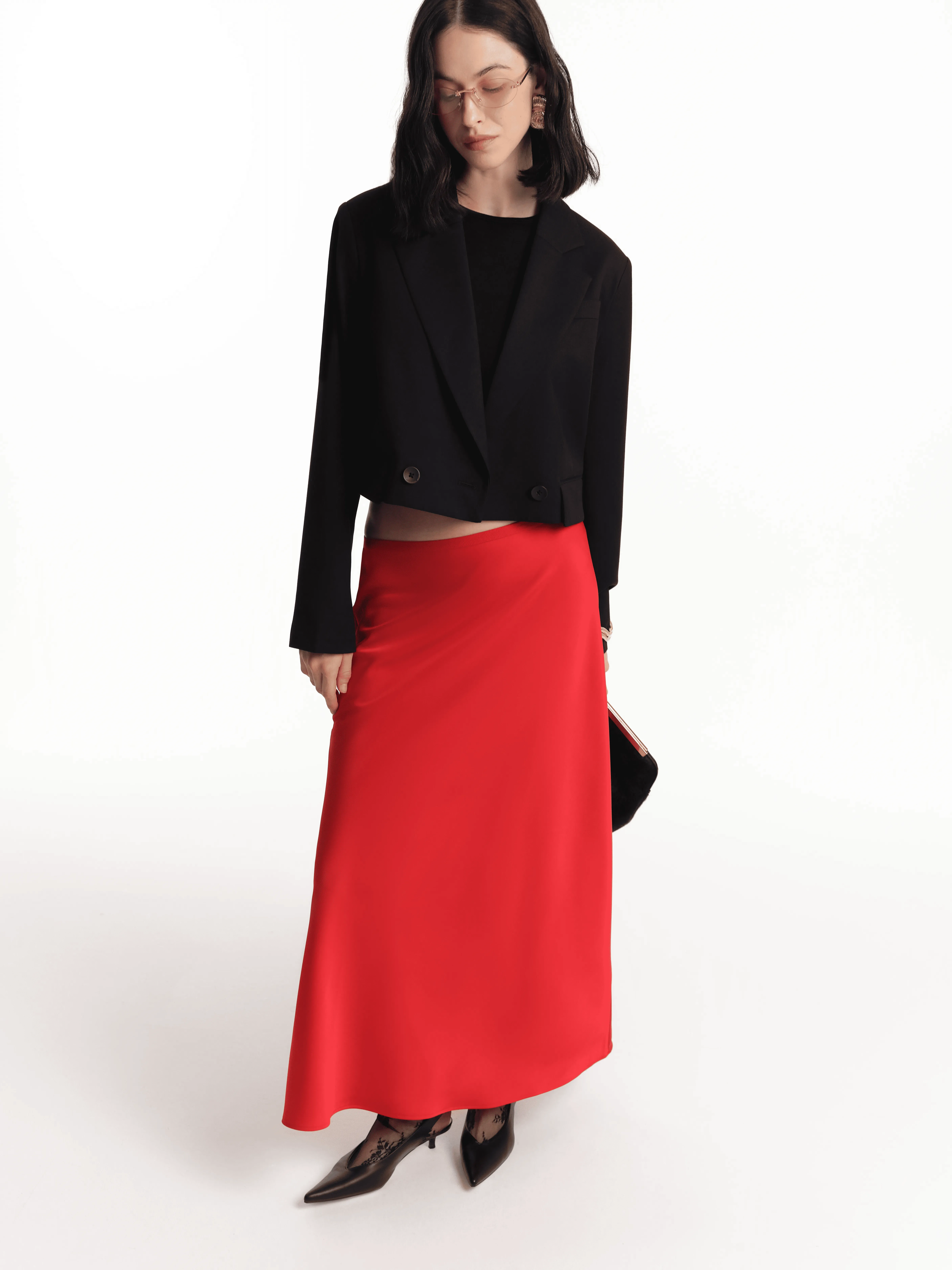 Лонгслив из лиоцелла и шерсти