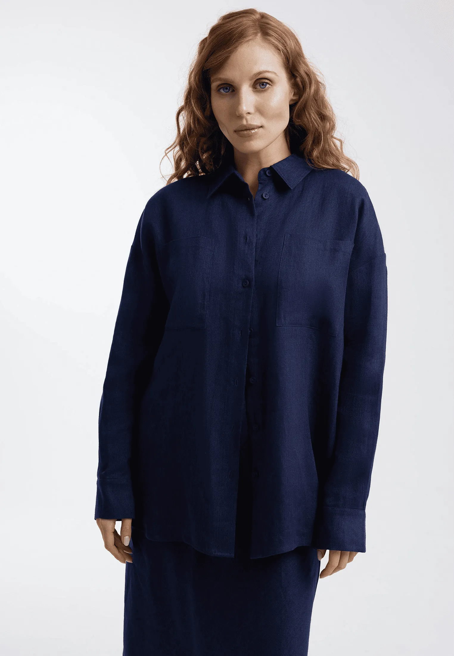 Рубашка из легкого льна