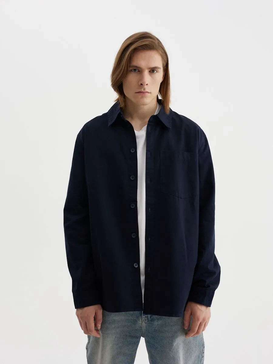 Базовая рубашка из 100% хлопка