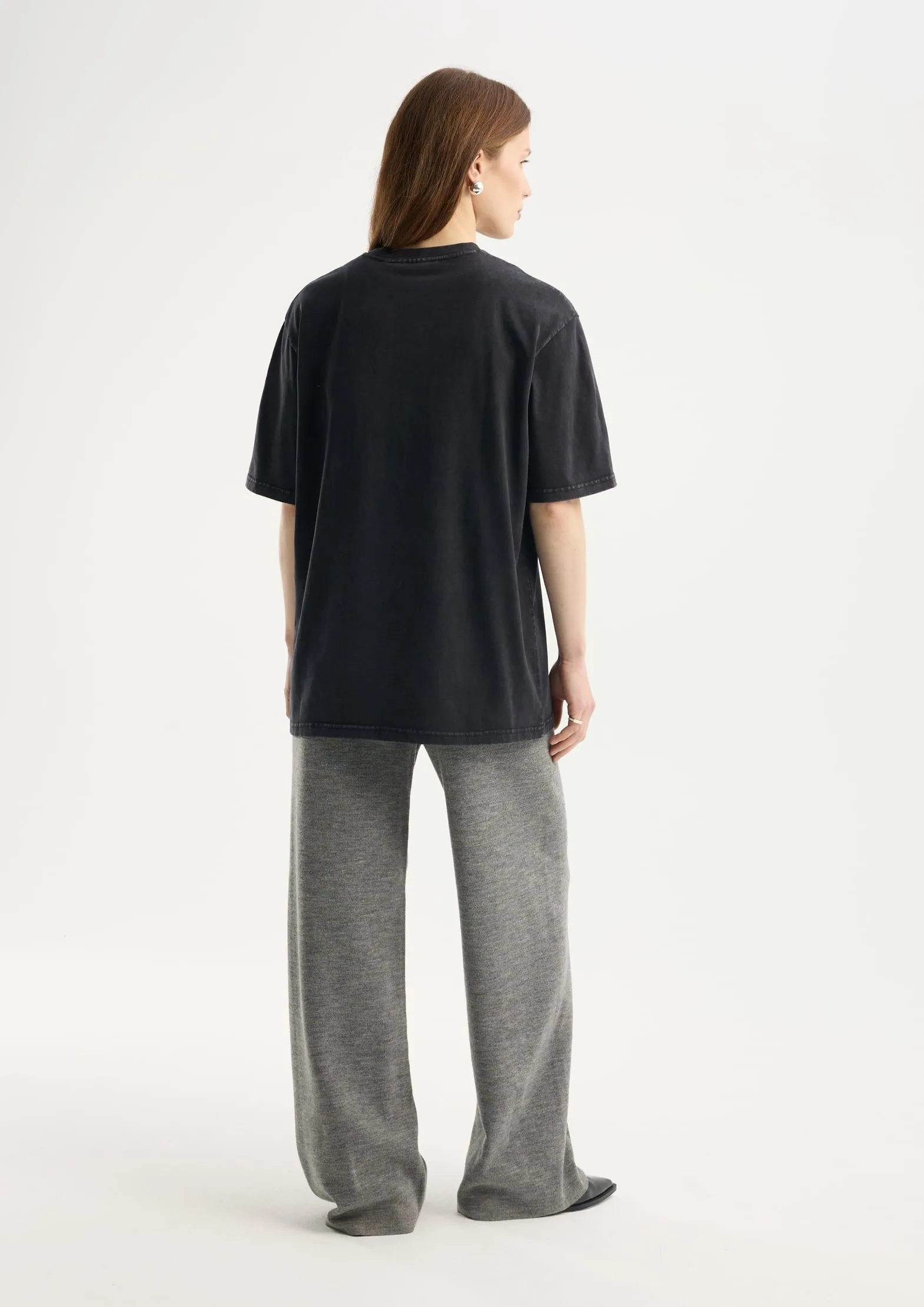 Футболка из 100% хлопка с эффектом стирки