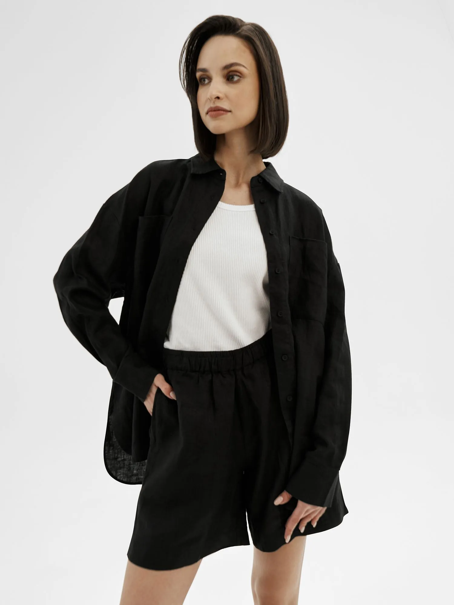 Льняная рубашка