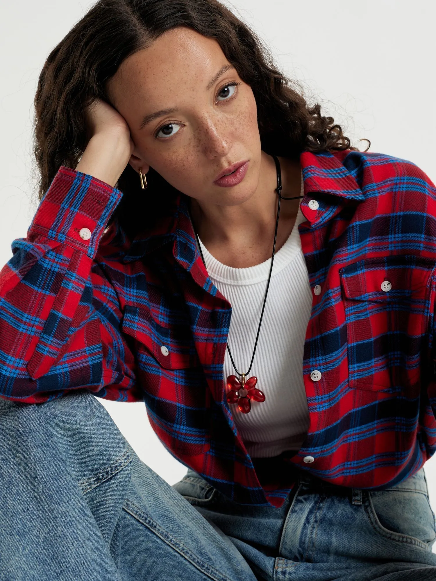 Майка в рубчик