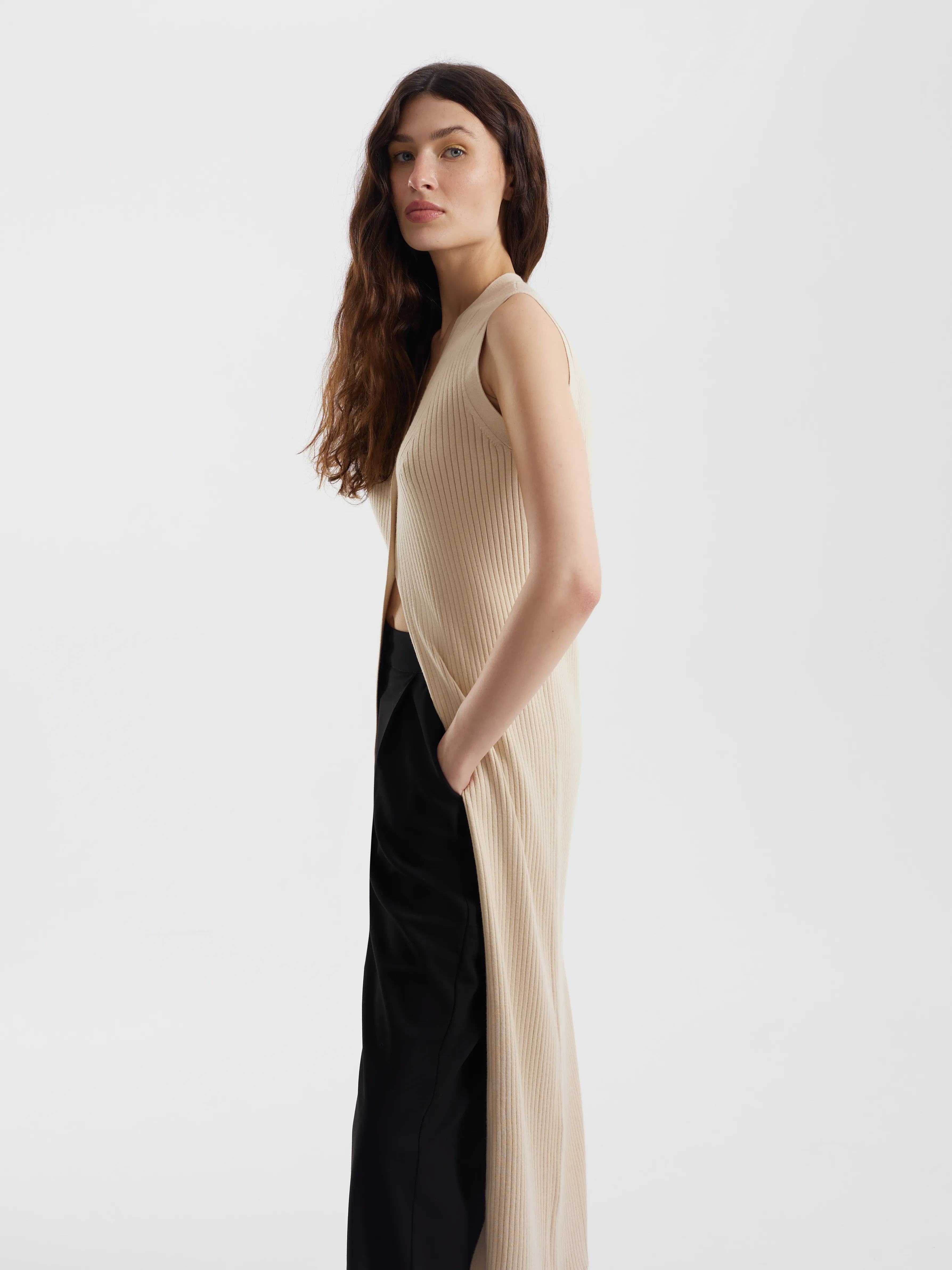 Трикотажное платье с вискозой и модалом