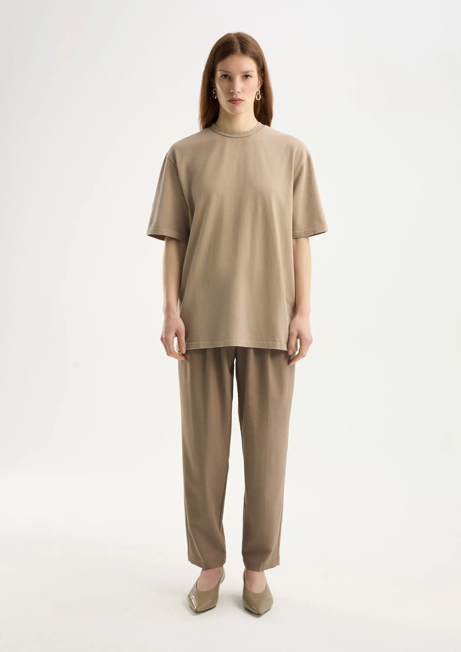 Футболка из 100% хлопка с эффектом стирки