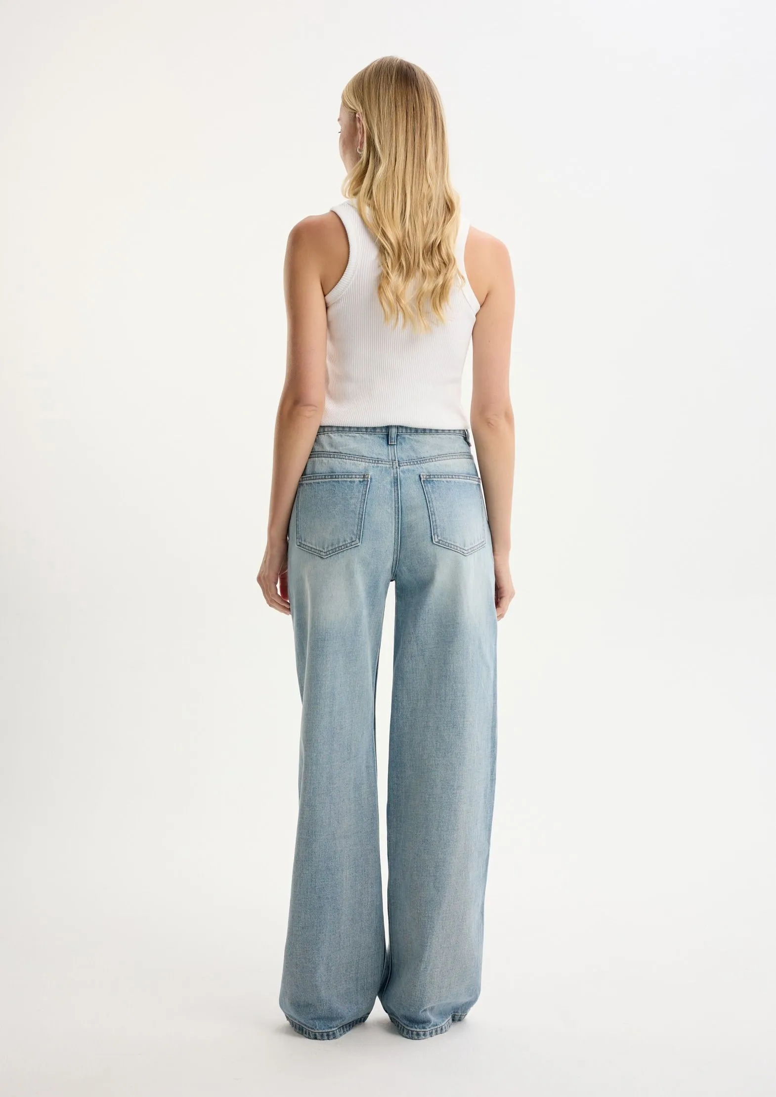 Прямые джинсы из 100% хлопка