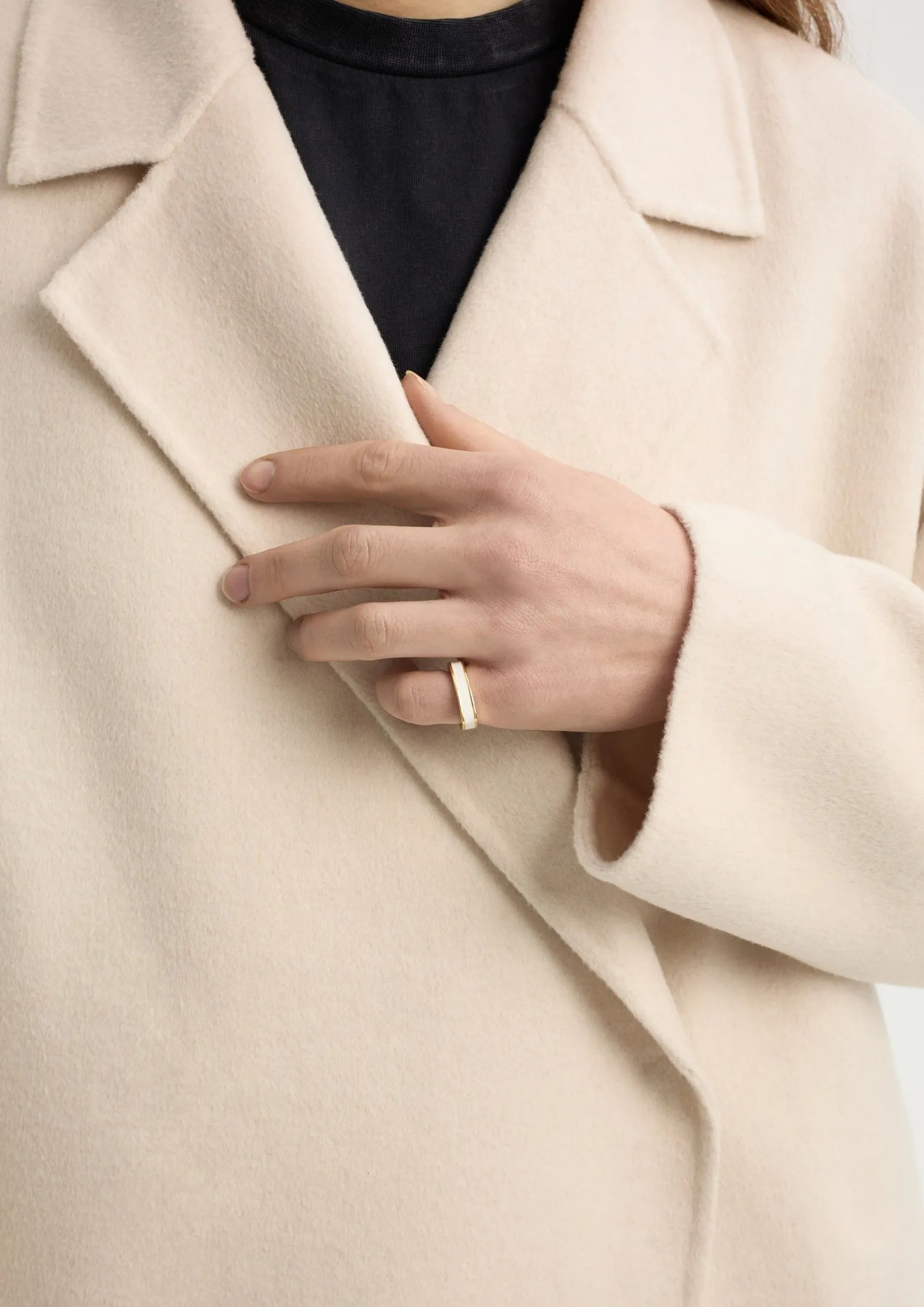 Полупальто с шерстью