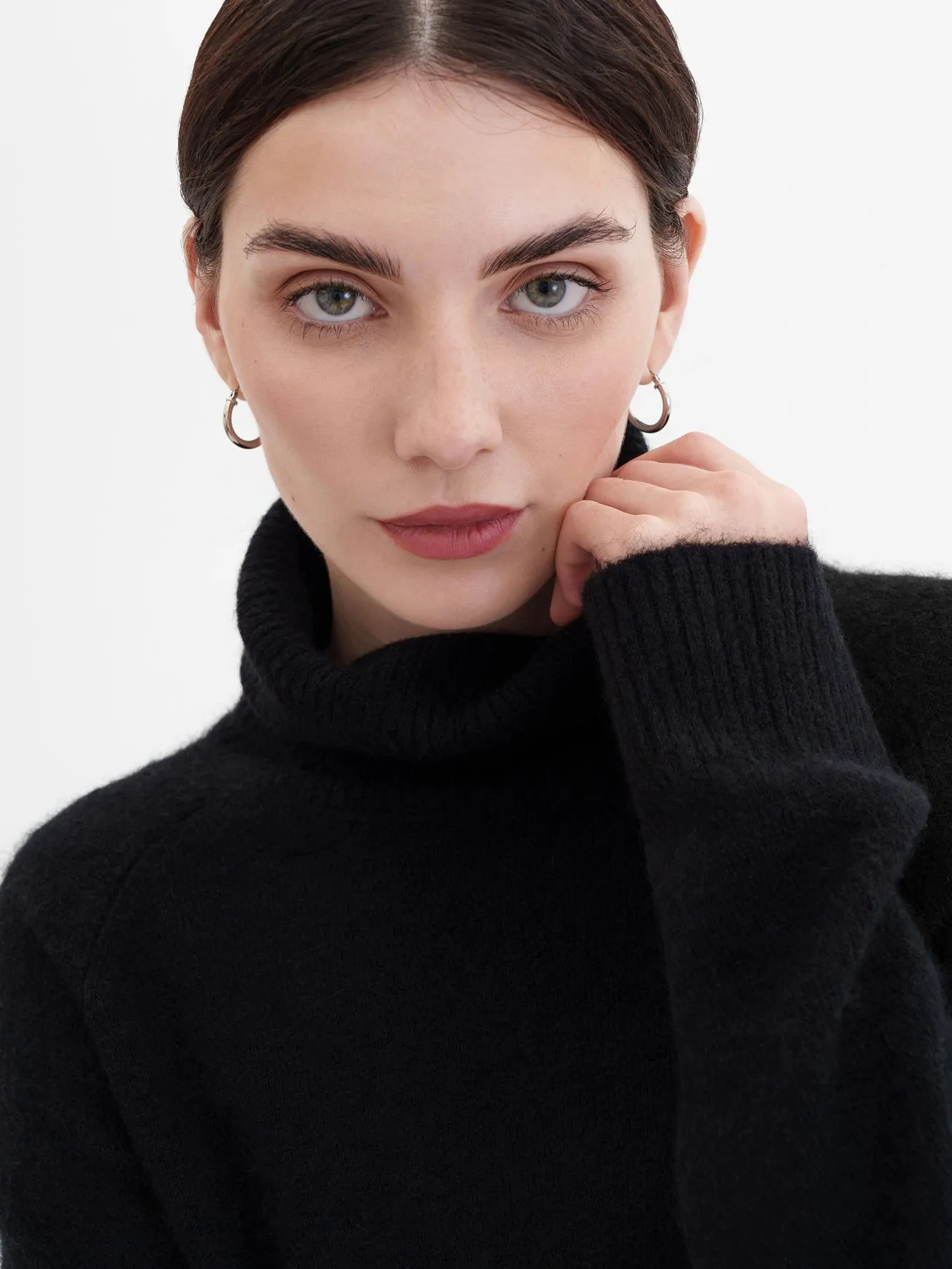 Укороченный джемпер с шерстью