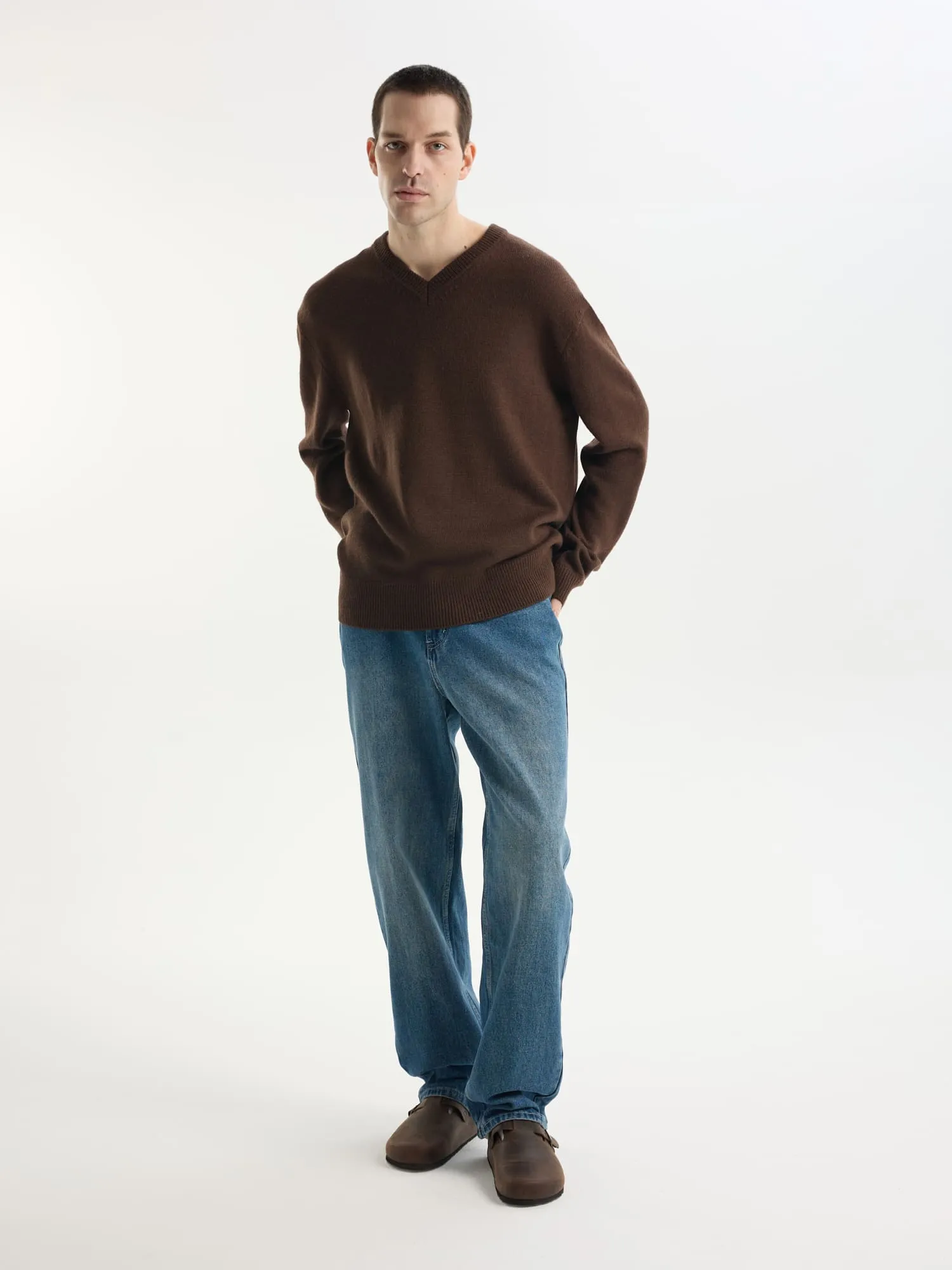 Базовый джемпер с добавлением шерсти