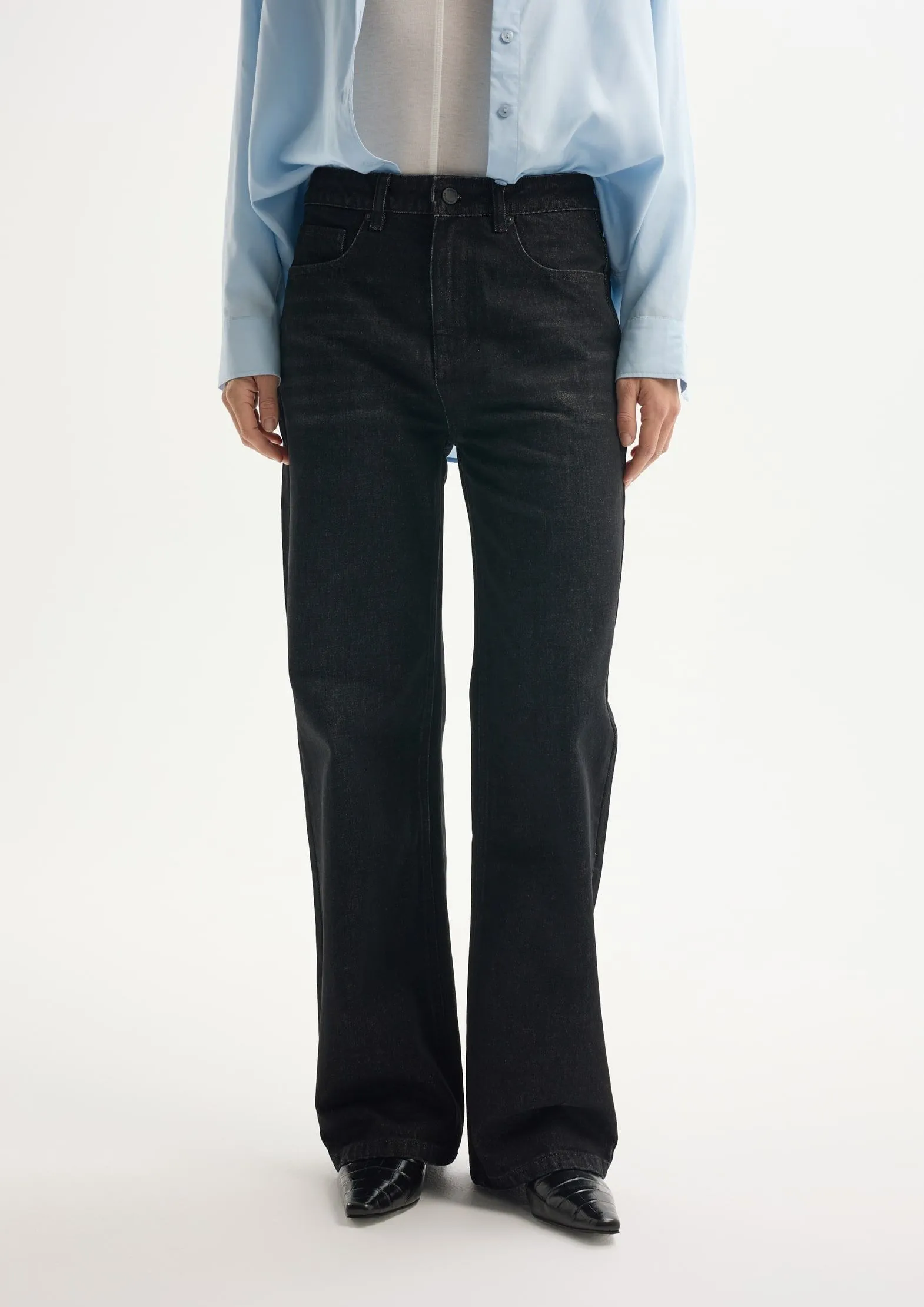 Прямые джинсы из 100% хлопка