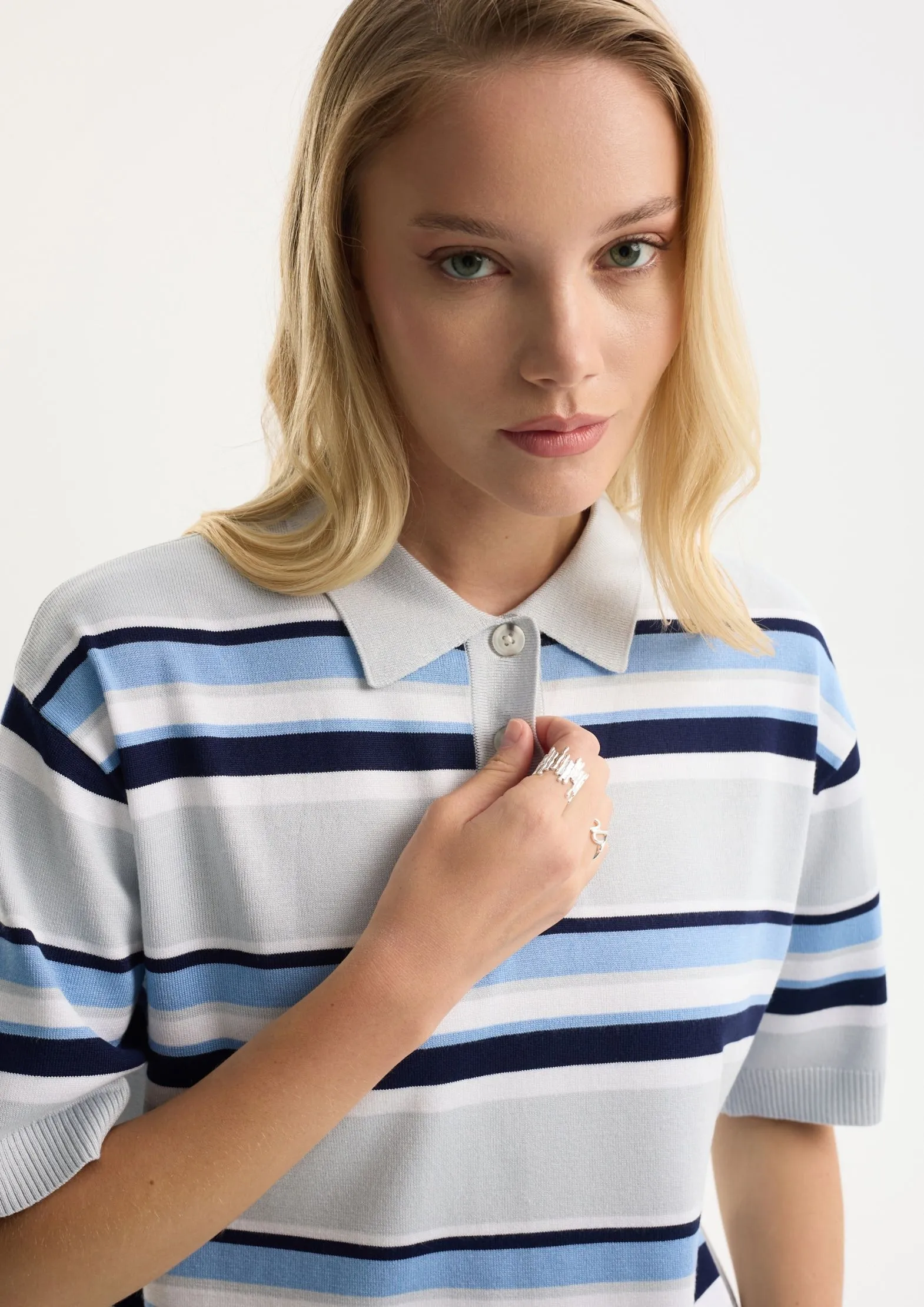 Рубашка-поло с вискозой