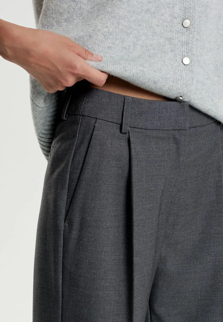 Брюки из поливискозы с шерстью