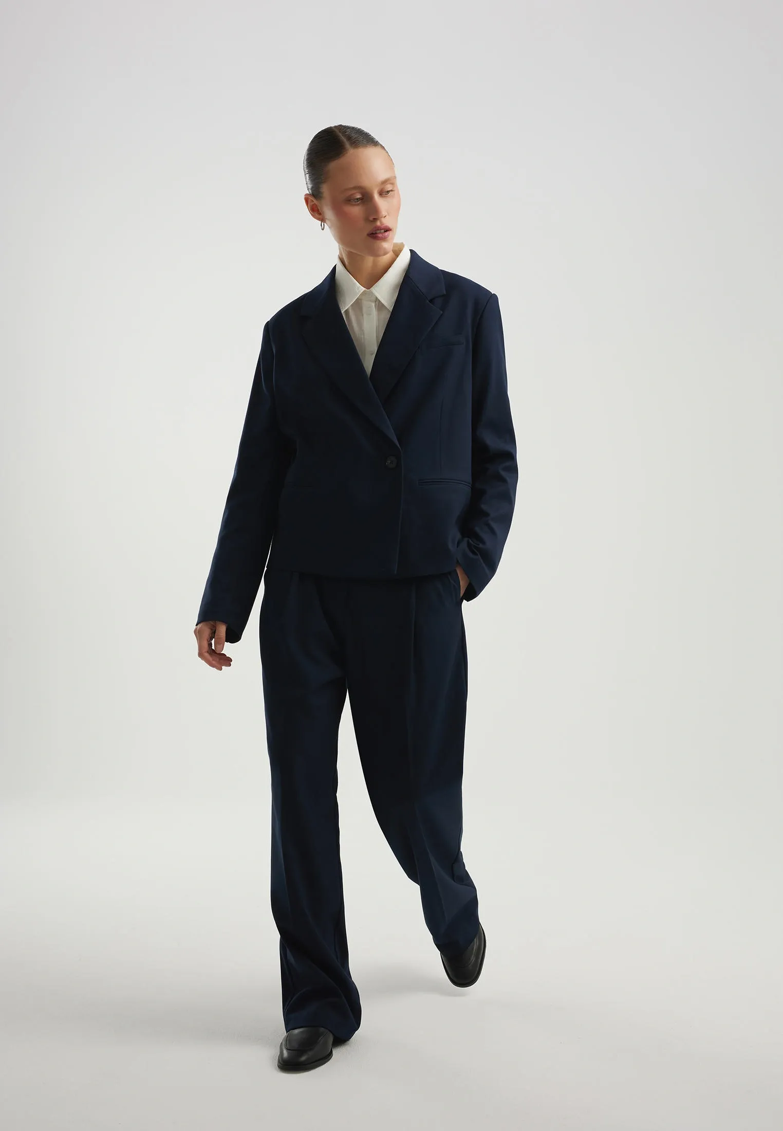 Брюки со стрелками из поливискозы