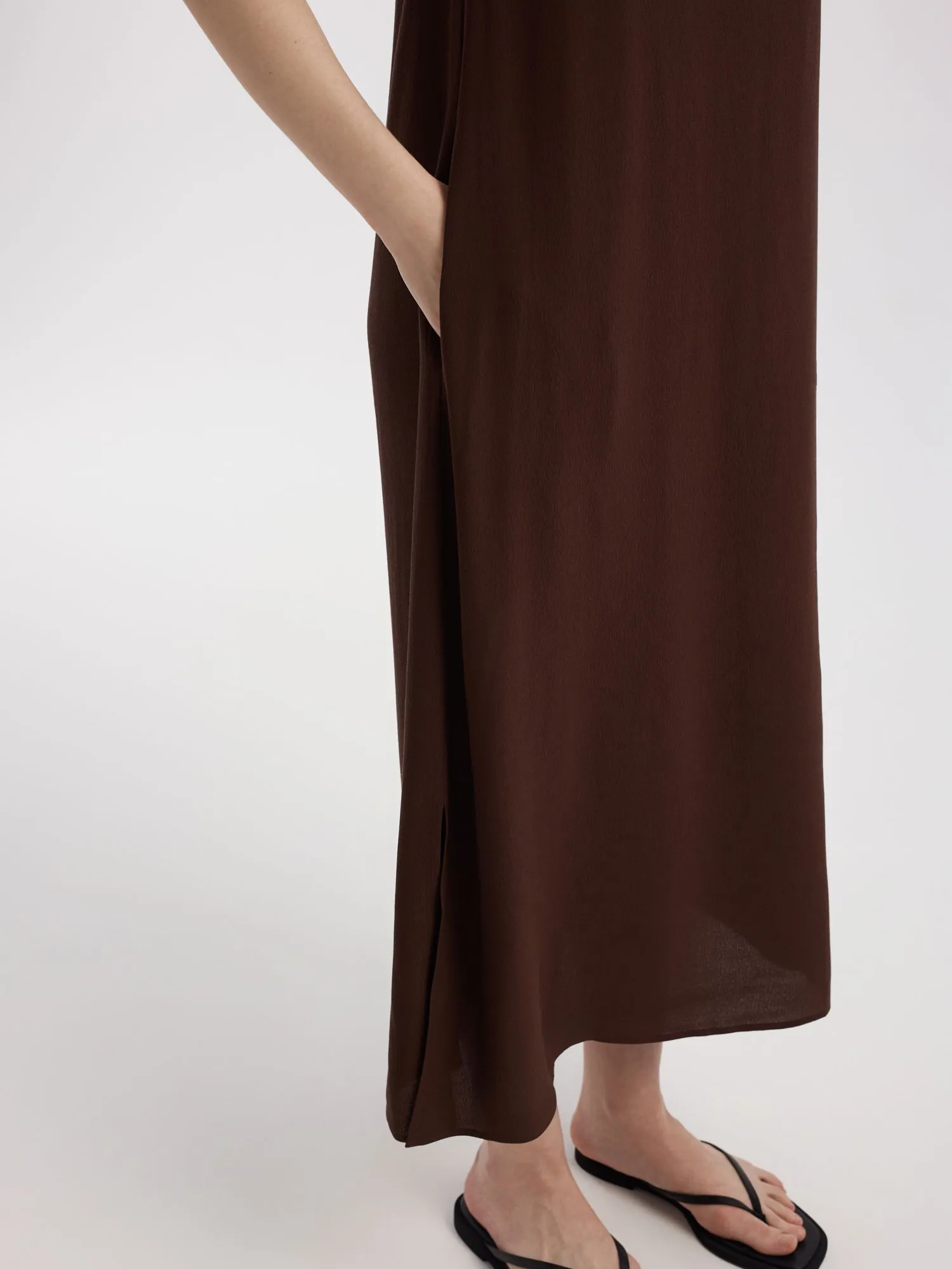 Платье макси из 100% вискозы