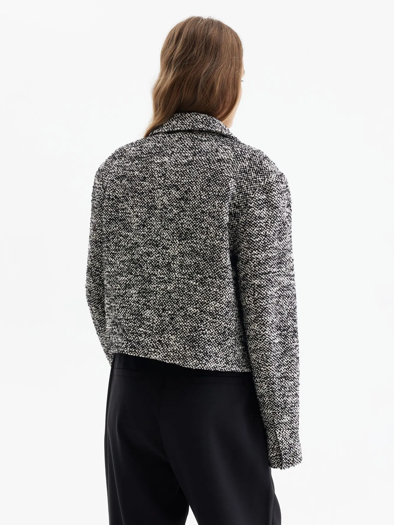 Жакет из твида с добавлением шерсти