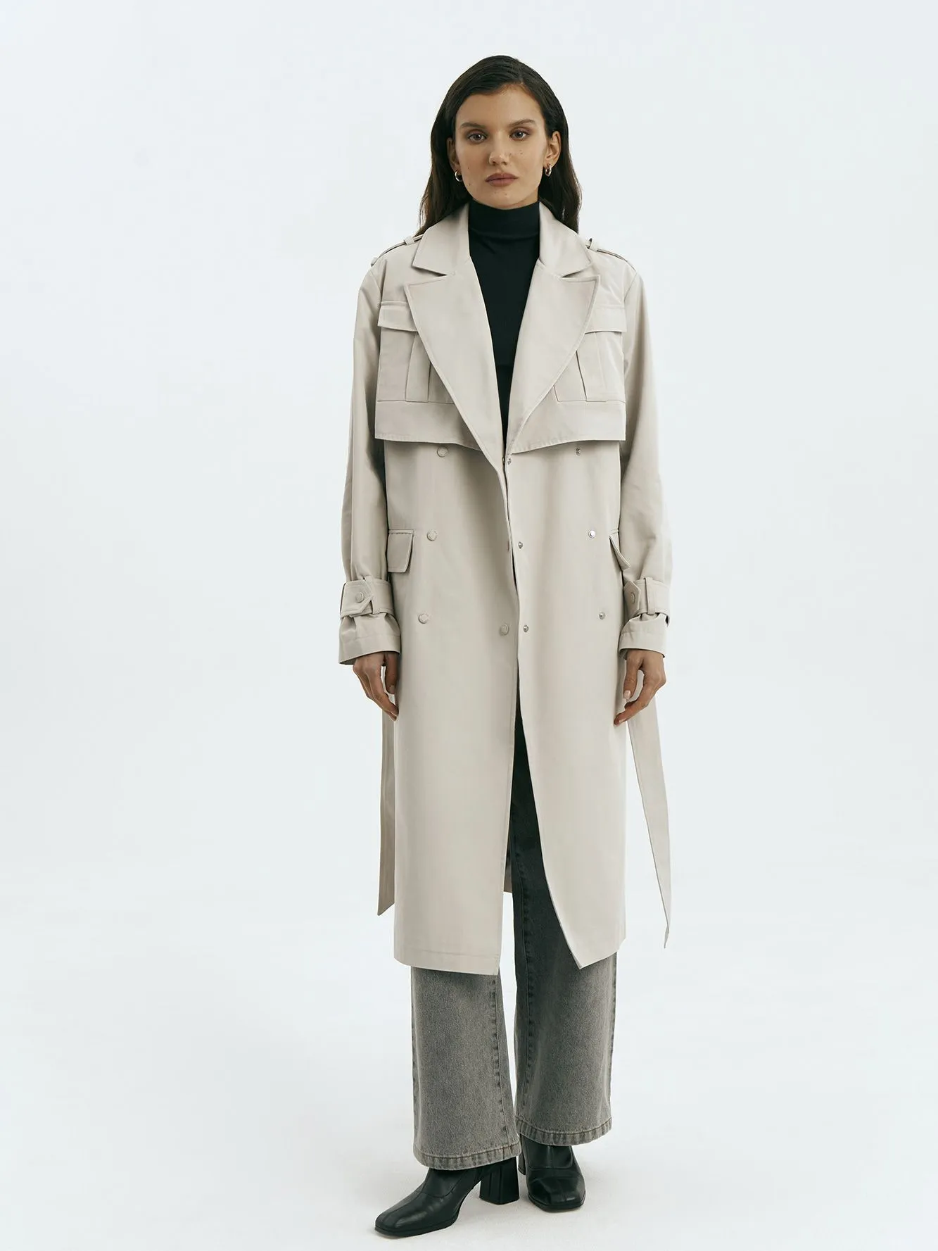 Тренч с влагозащитной пропиткой