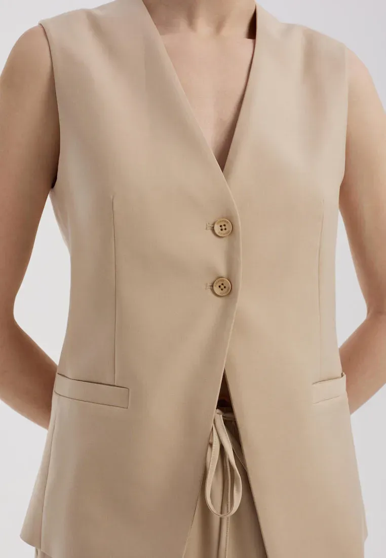 Однобортный жилет