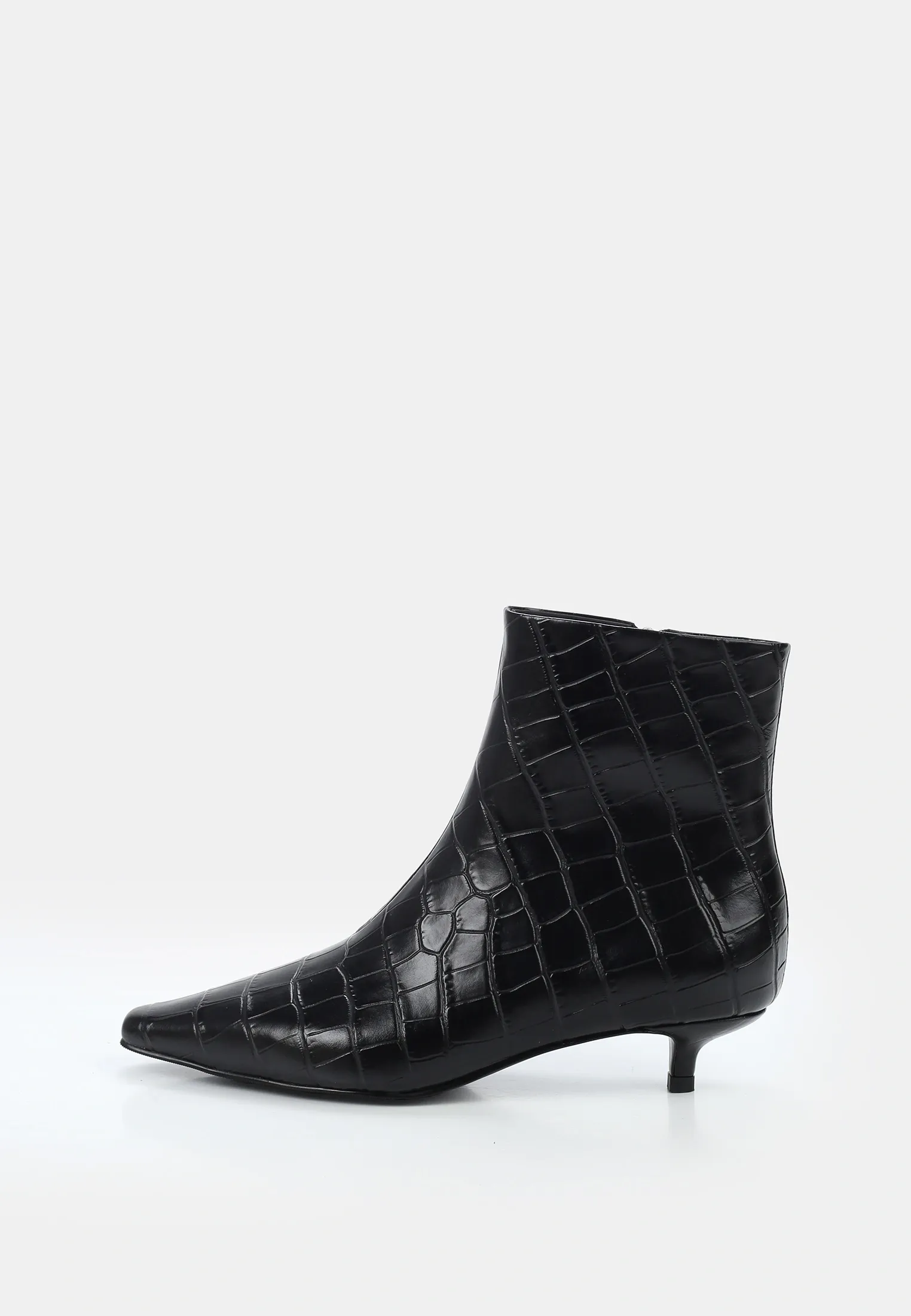 Ботильоны из 100% натуральной фактурной кожи