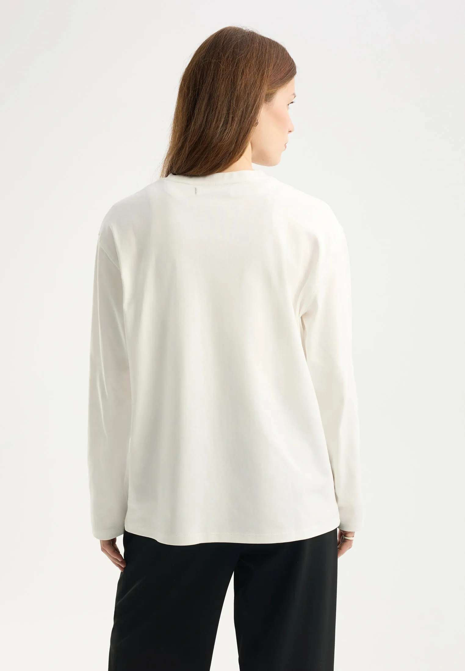 Базовый лонгслив из 100% хлопка