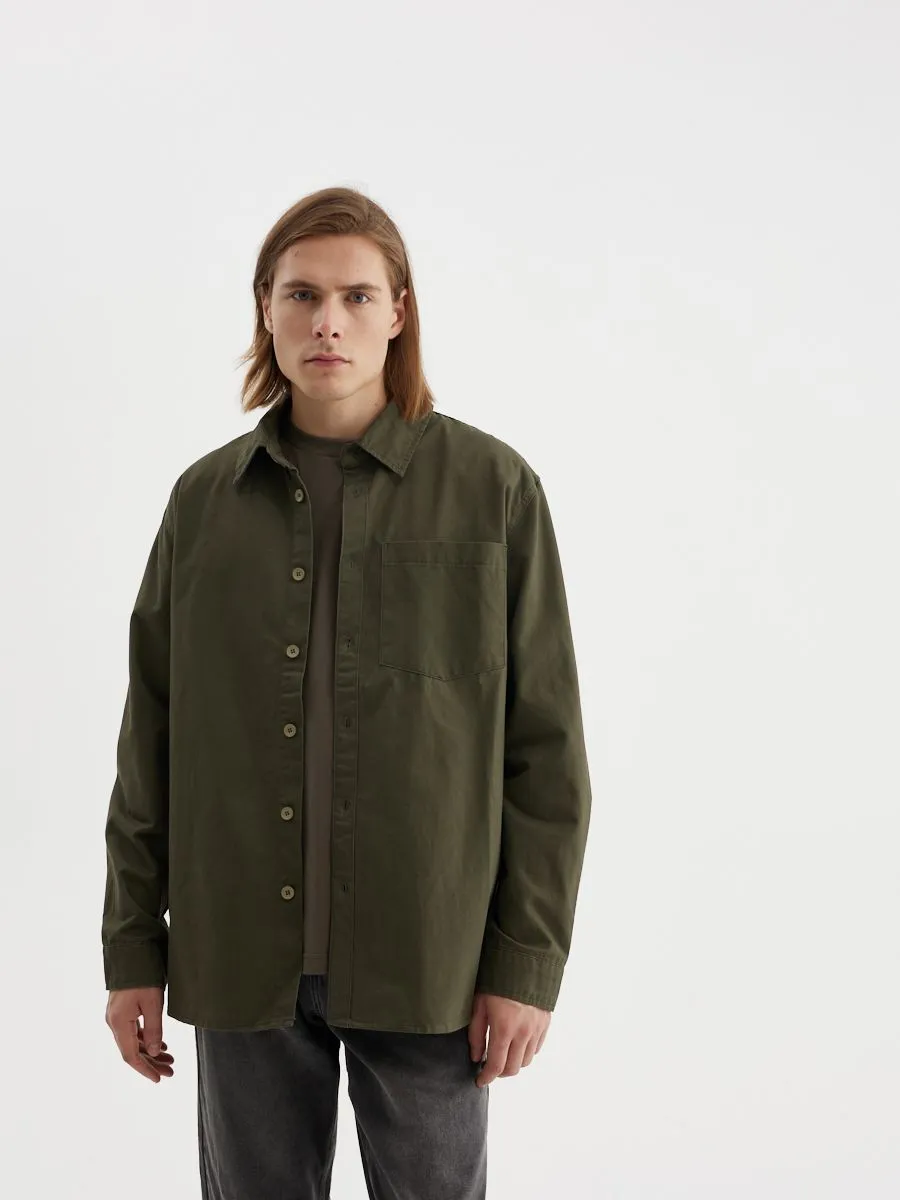 Базовая рубашка из 100% хлопка