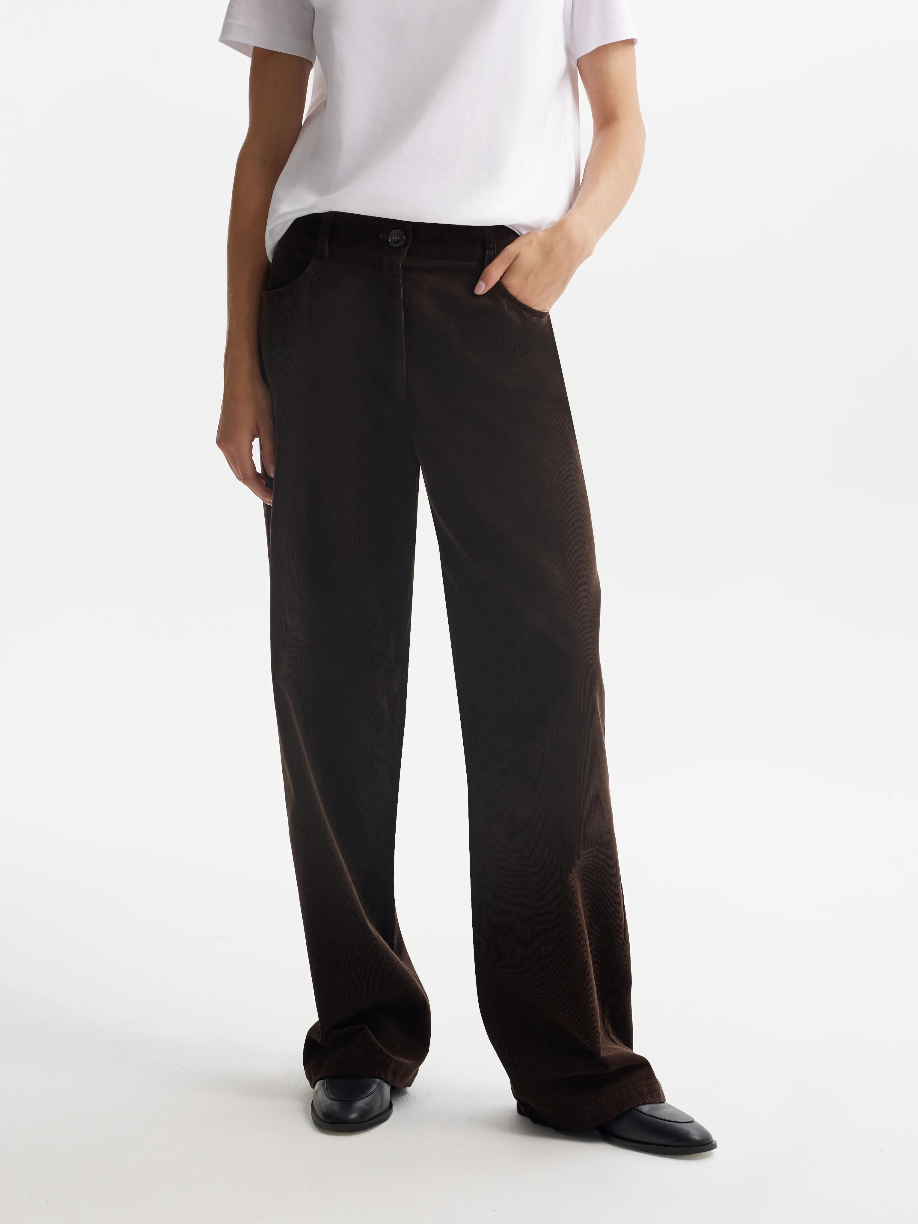 Брюки из вельвета