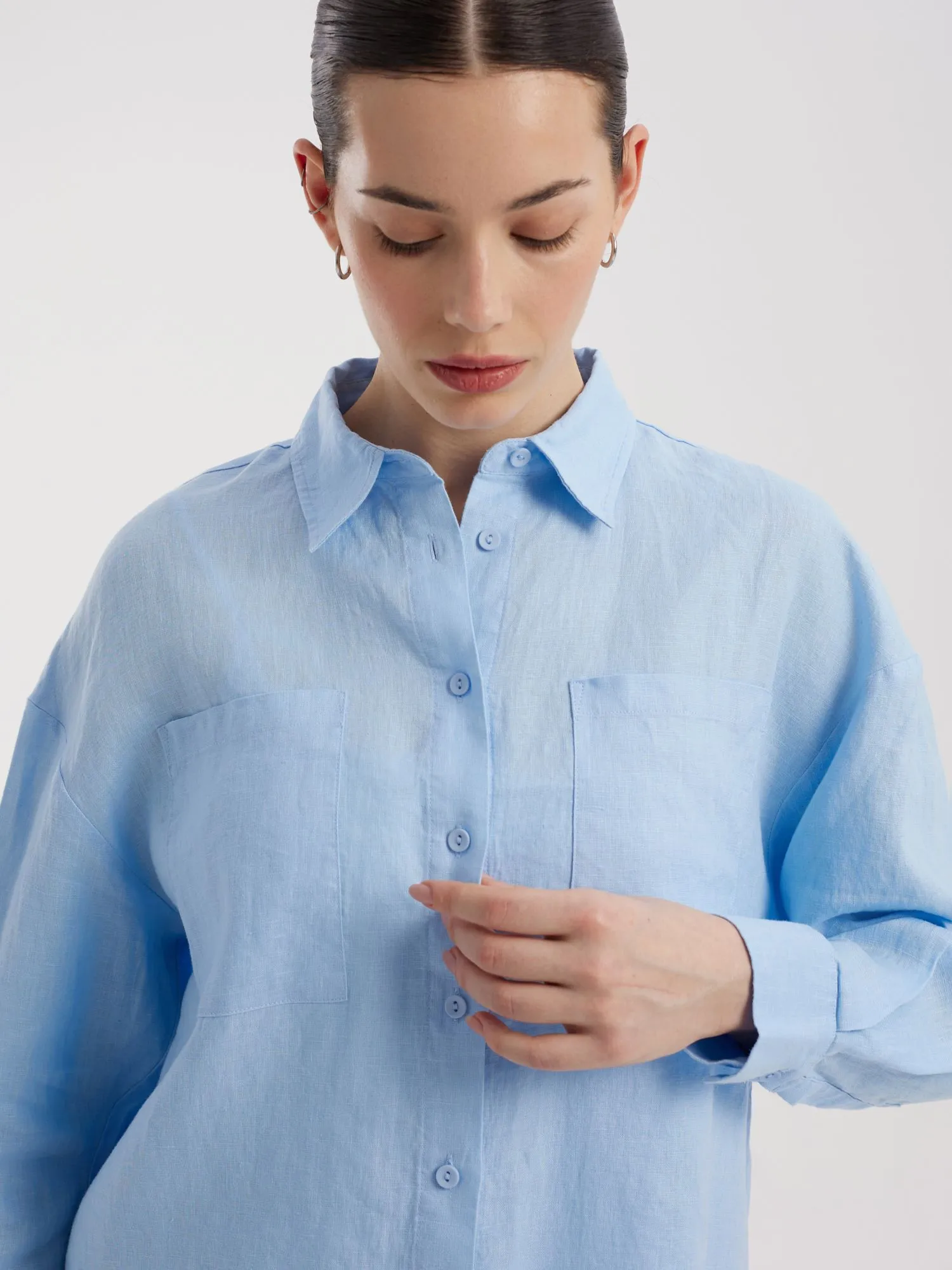 Рубашка из натурального льна