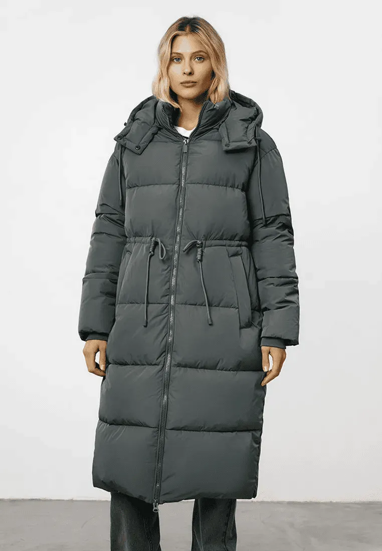 Удлиненная куртка свободного силуэта