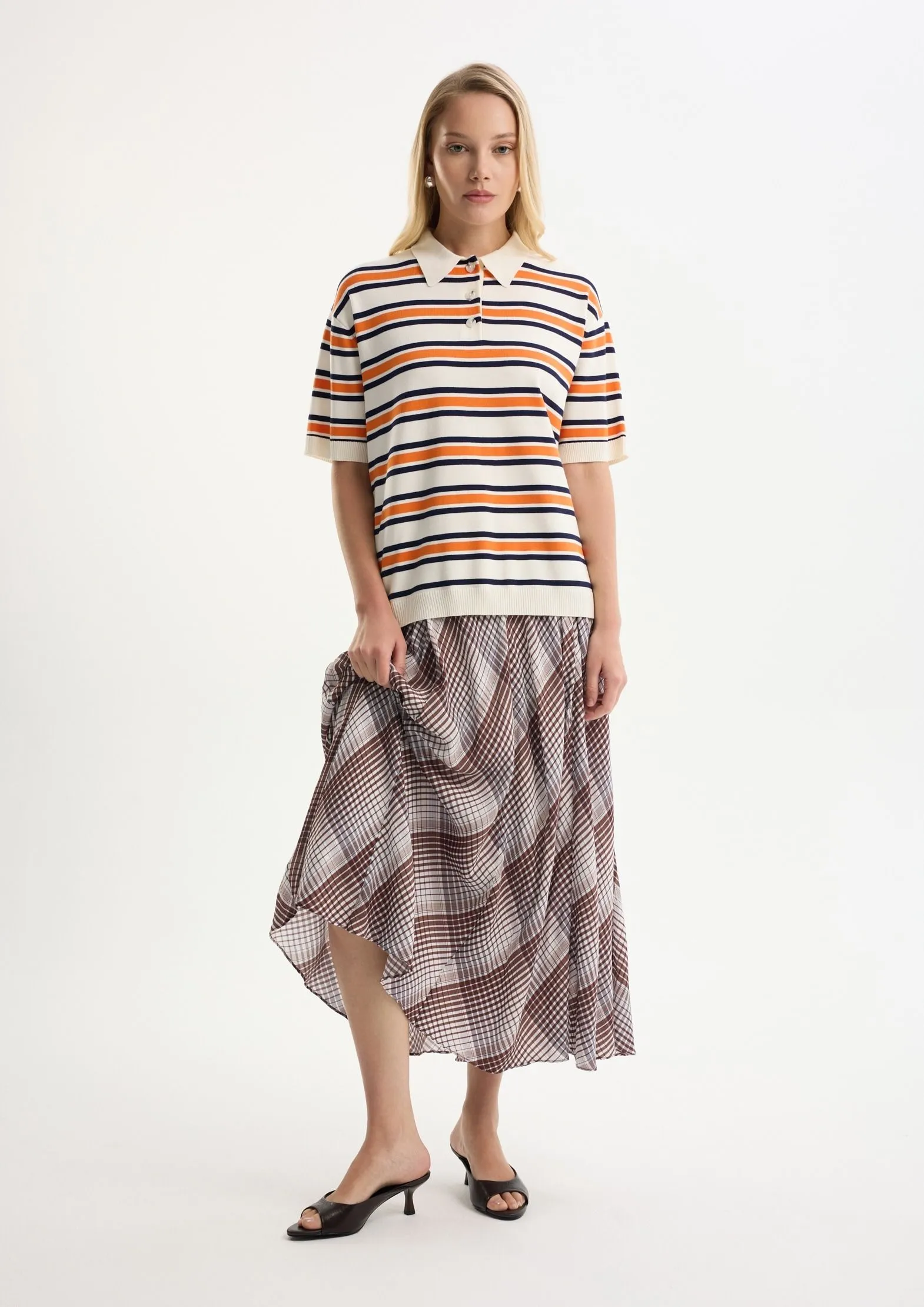 Рубашка-поло с вискозой