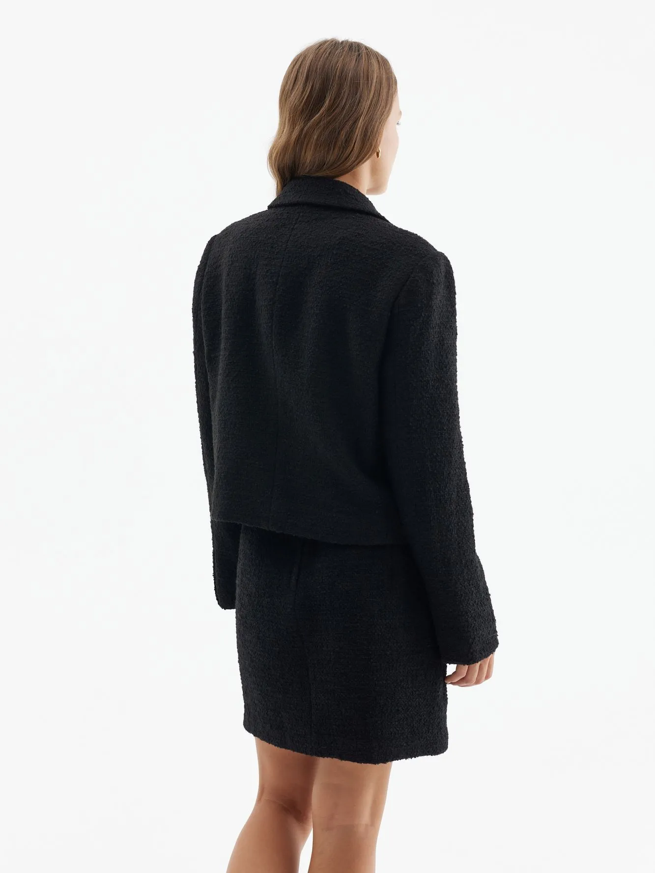 Жакет из твида с добавлением шерсти