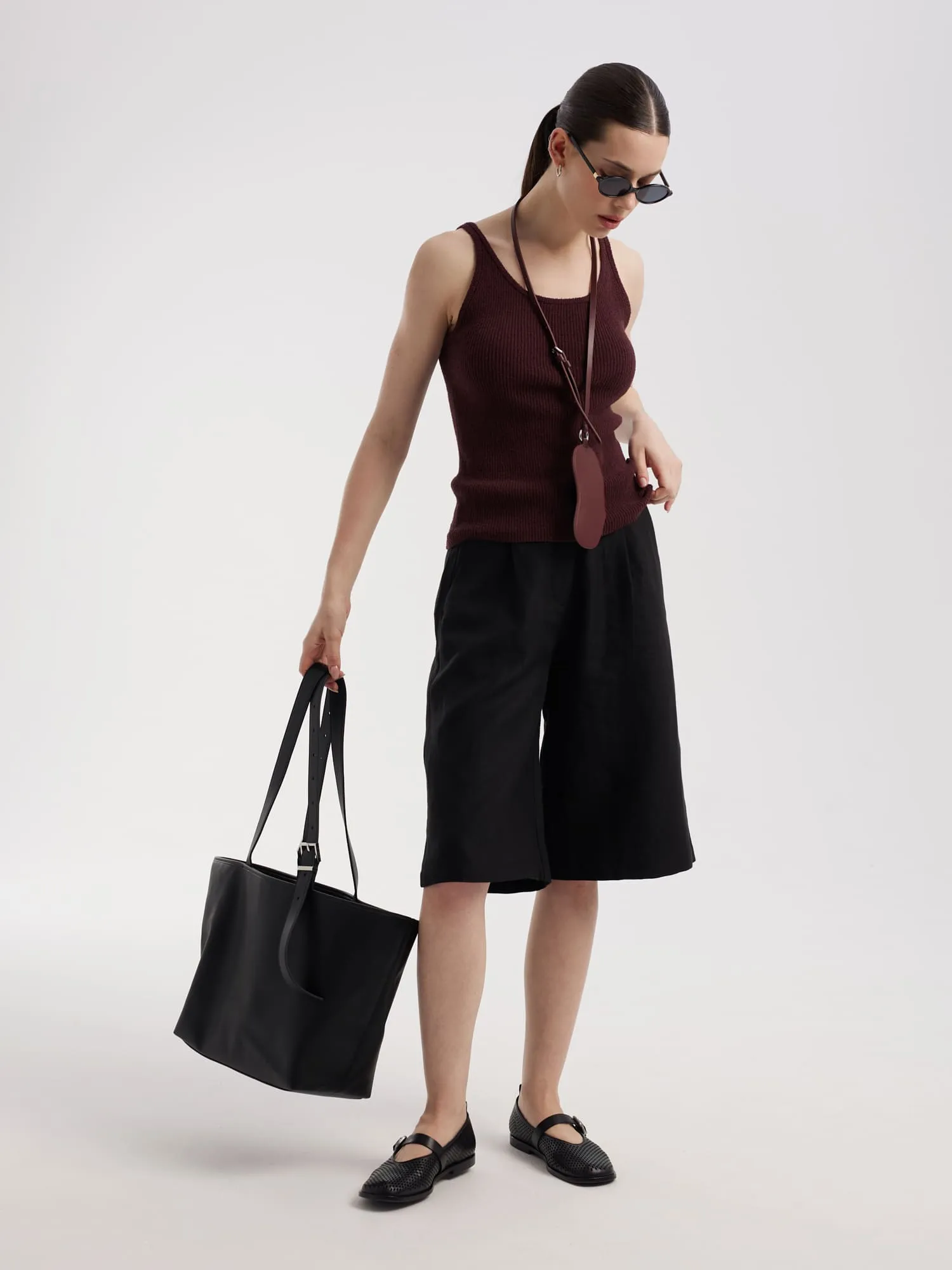 Трикотажный топ с хлопком