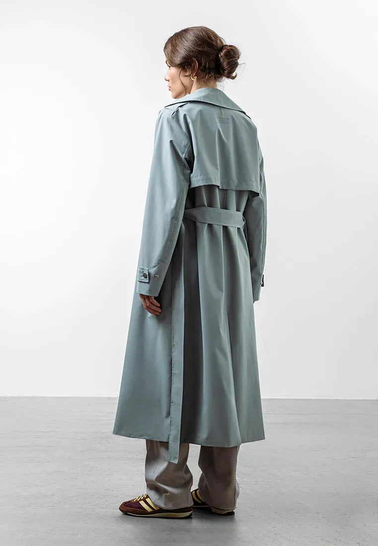 Тренч из переработанного океанического пластика REPREVE