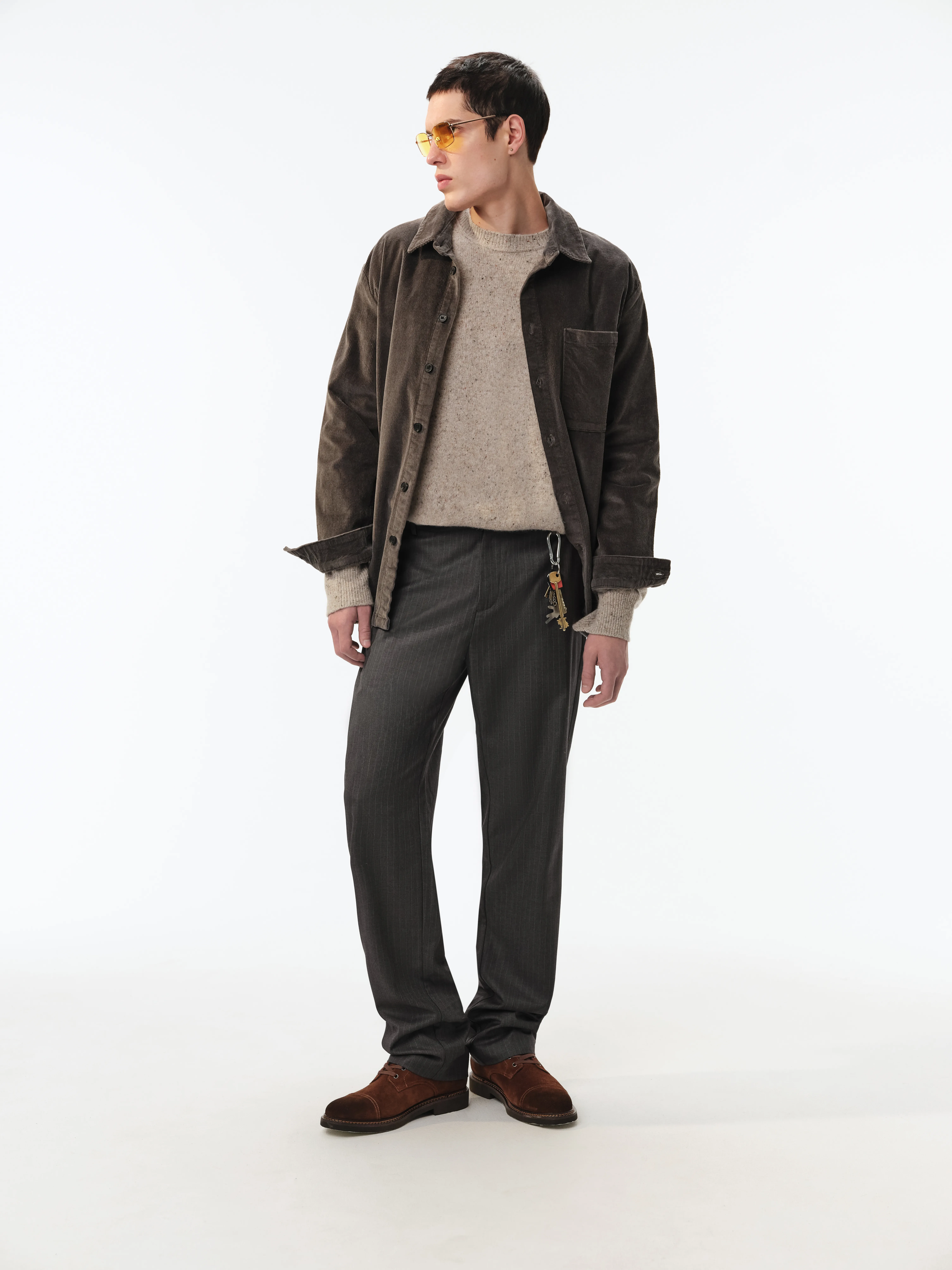 Классические ботинки из натуральной замши