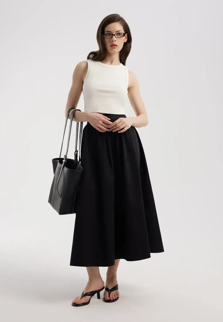 Юбка миди из 100% хлопка