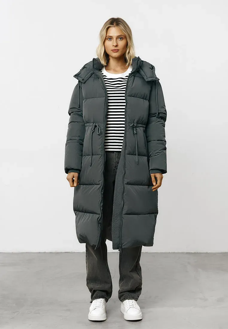 Удлиненная куртка свободного силуэта