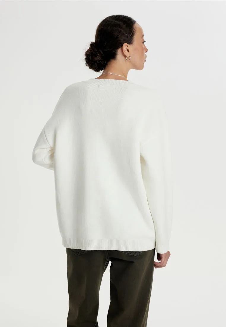 Жаккардовый джемпер из 100% хлопка