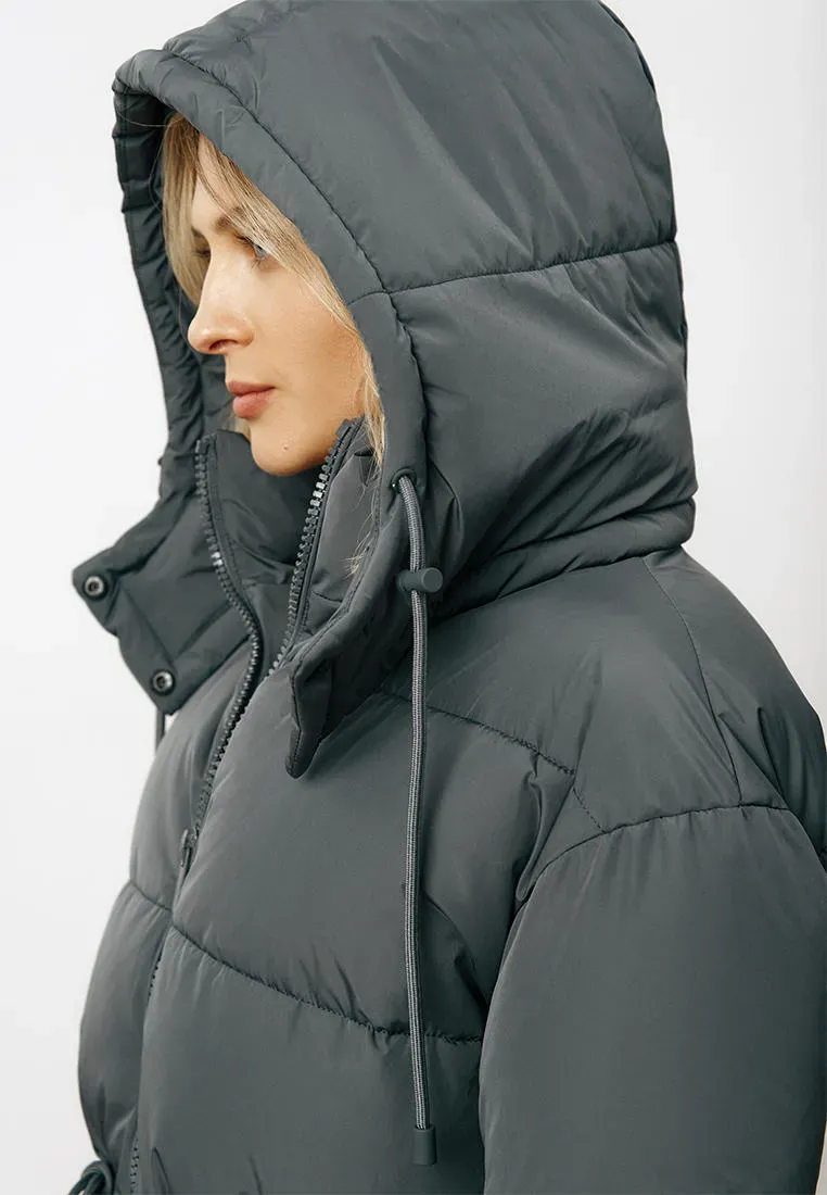 Удлиненная куртка свободного силуэта