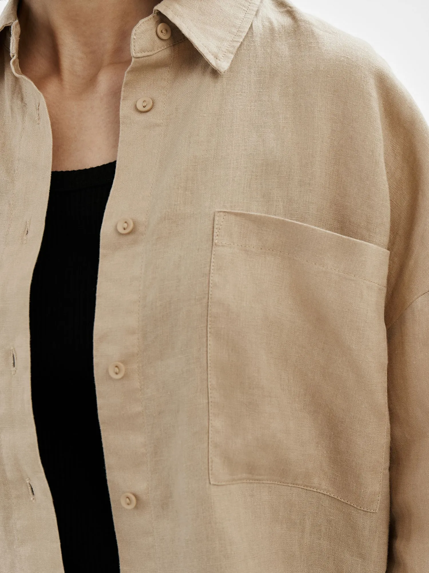 Льняная рубашка