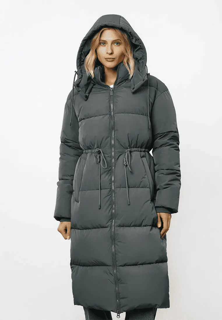 Удлиненная куртка свободного силуэта