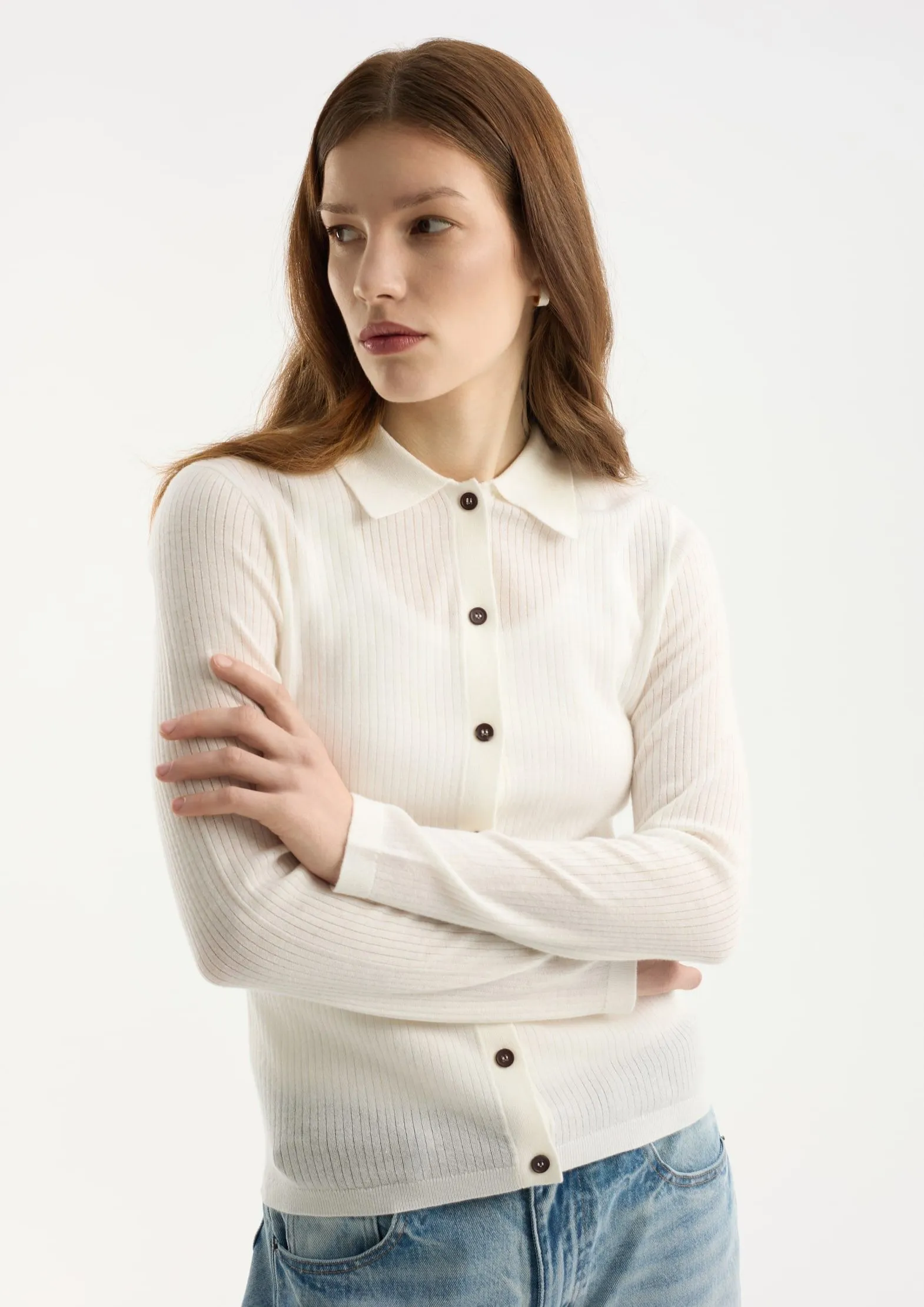 Кардиган с шерстью