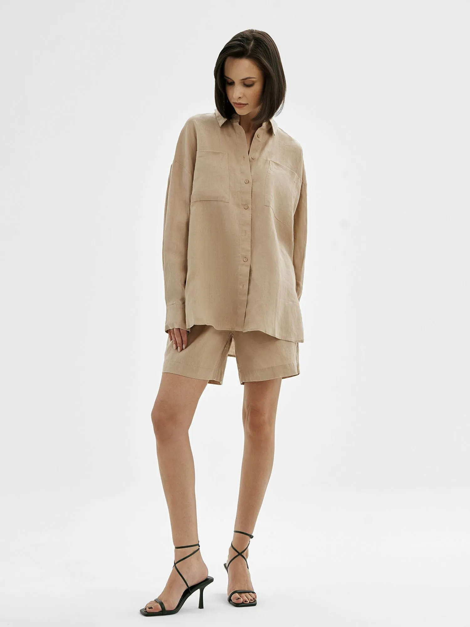 Льняная рубашка