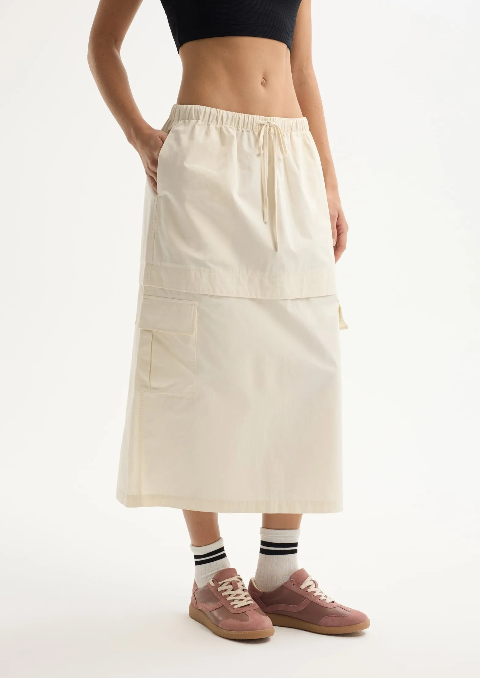 Юбка макси из 100% хлопка