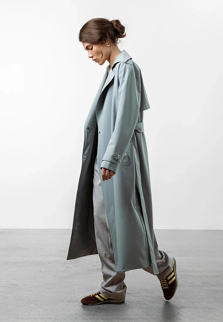 Тренч из переработанного океанического пластика REPREVE