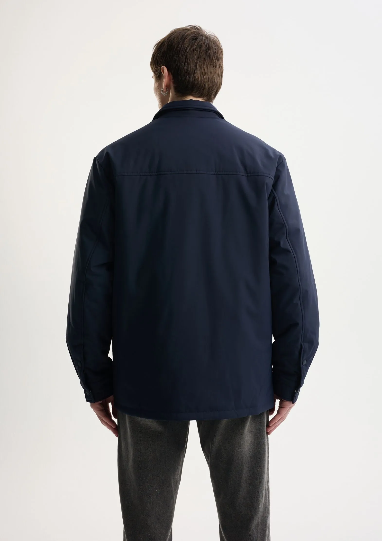 Куртка-рубашка из переработанного океанического пластика на мембране