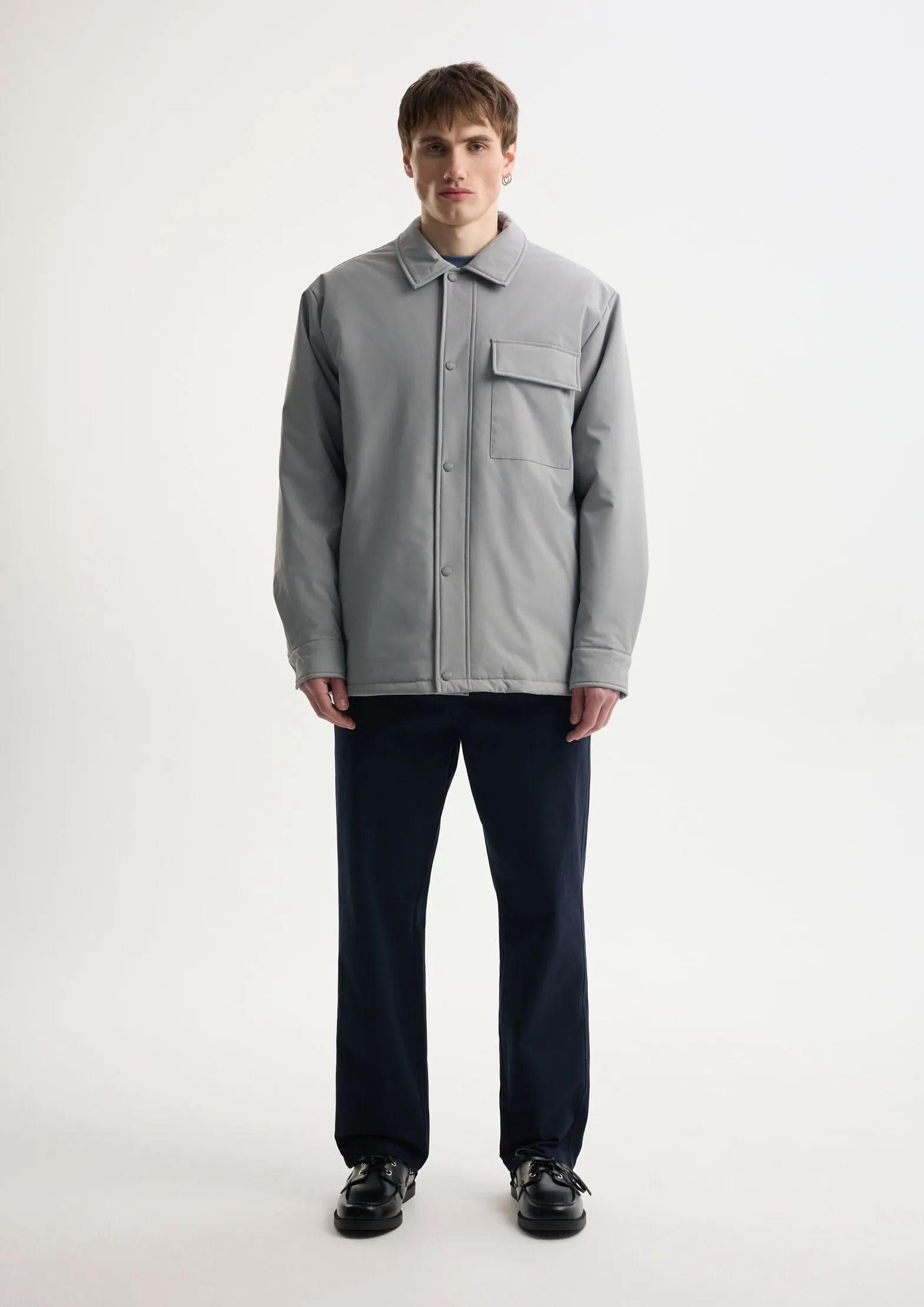 Куртка-рубашка из переработанного океанического пластика на мембране