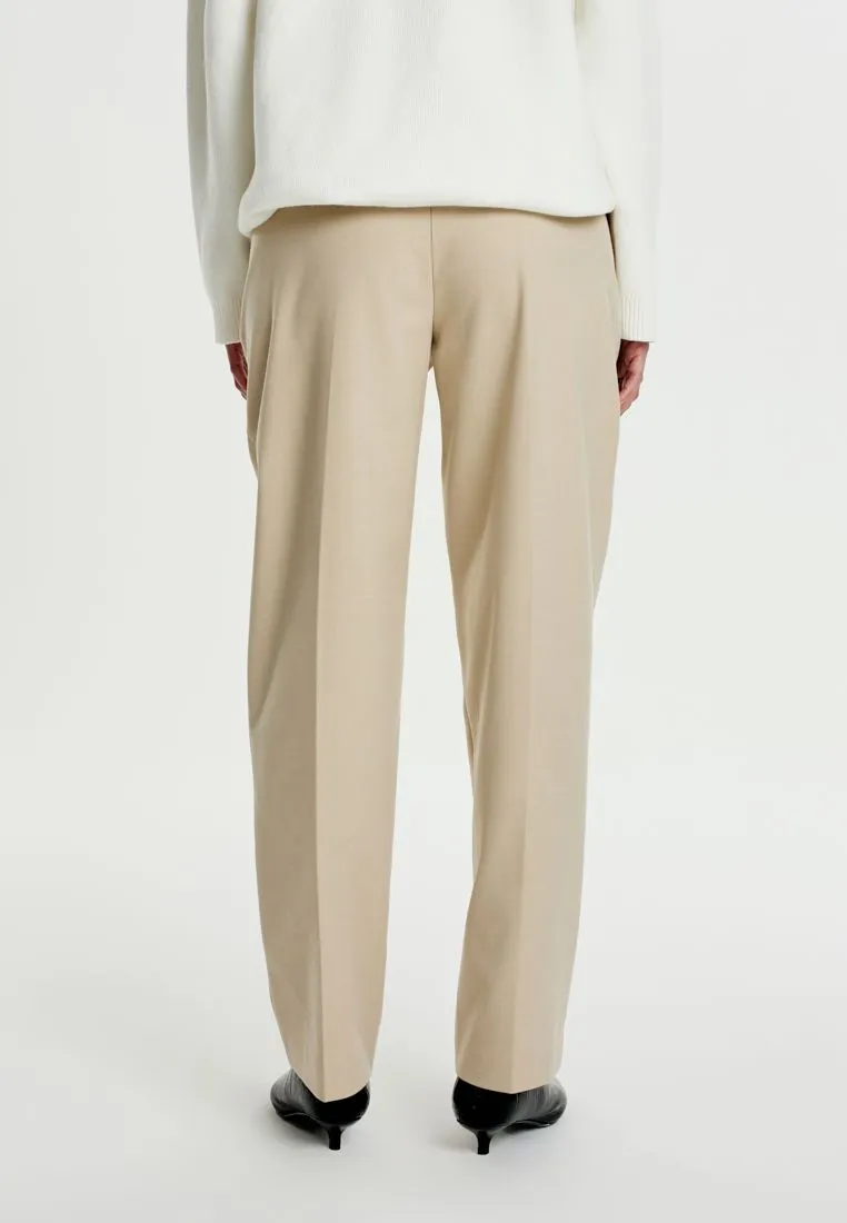 Брюки из поливискозы с шерстью