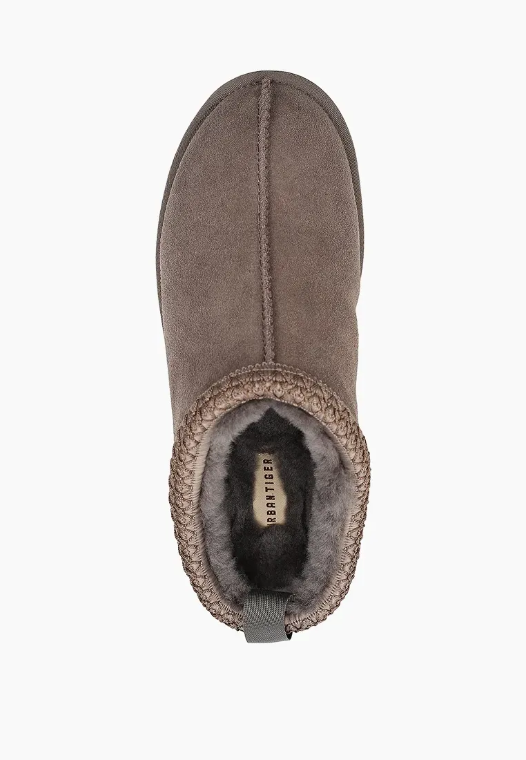 Мюли из натуральной замши